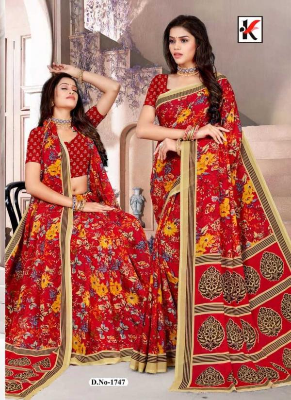 Kodas Butter Panner Vol 4 Fancy Printed Saree